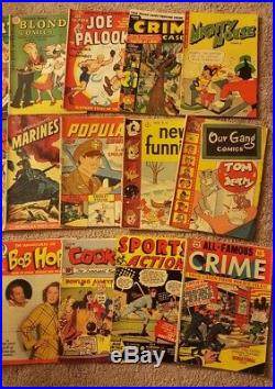 Lot of 23 Vintage Golden Age Comic Books (1940's-50's)