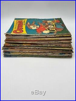 Lot of 24 Comics All Golden Age Before 1959 Comic Books Mostly DELL COMICS
