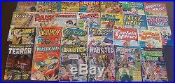 Lot of 26 Golden Age Comic Books Jumbo, Fight, This Magazine is Haunted + More F