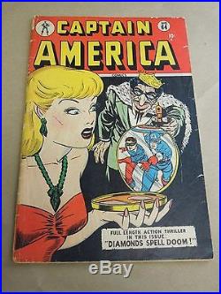 Marvel Comics Captain America #64 1947 Golden Age Comic