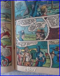 MARVEL TIMELY Comics CAPTAIN AMERICA Golden age #4 1941 Bucky Story VG 4.0