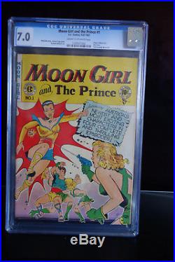 MOON GIRL AND THE PRINCE #1 CGC 7.0 Golden Age EC Comic Exceptionally Rare