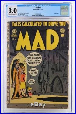 Mad #1 CGC 3.0 GD/VG -EC 1952- 1st Satire comic book Golden Age Comic Book