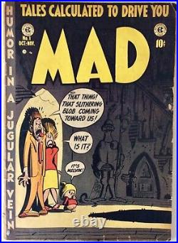Mad #1 EC COMICS 1952 MAD MAGAZINE GOLDEN AGE COMIC VG KEY ISSUE
