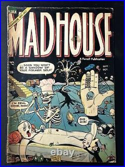 Madhouse #4 Golden Age Comic Pre Code Horror Ajax 1st Print Good A4