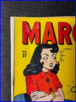 Margie Comics #37 1947 Rare Golden Age Marvel Comics Good Girl Vintage
