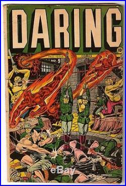 Marvel ATLAS DARING COMICS HUMAN TORCH SUB MARINER No 9 TIMELY Golden Age