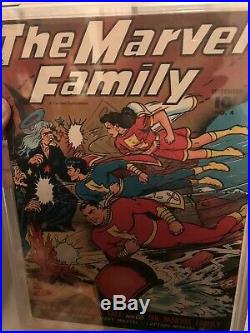 Marvel Family 4 CGC Golden age Golden Age Comic 1946