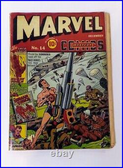 Marvel Mystery Comics #14 & #15- Coverless / Incomplete Golden Age Timely 1940