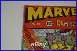 Marvel Mystery Comics #21 Rare Ww2 Golden Age Timely Human Torch Schomburg Cover