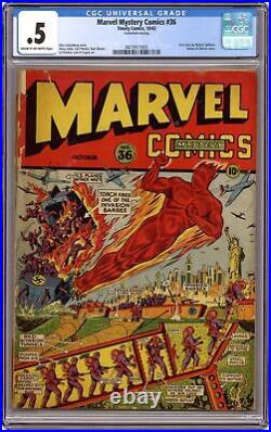 Marvel Mystery Comics #36 CGC 0.5 1942 4419911005