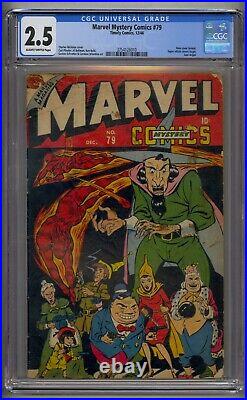 Marvel Mystery Comics #79 Cgc 2.5 Timely Golden Age