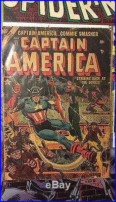Marvel comics Captain America Comics (1941 Golden Age) #77