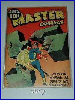 Master Comics #33 G (2.0) Fawcett Classic Cover Golden Age December 1942