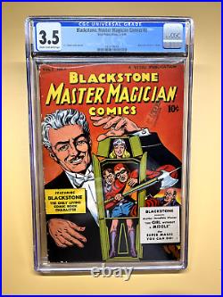 Master Magician Comics 2 CGC 3.5 (1946 Golden Age Vital Publications)