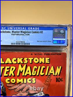 Master Magician Comics 2 CGC 3.5 (1946 Golden Age Vital Publications)