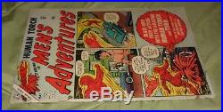 Men's Adventure #27 Golden Age Timely Captain America Submariner Human Torch