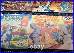 Mighty Midget Comics 8 lot Ibis/Captain Marvel/etc. 1942/1943 Fawcett 5x4