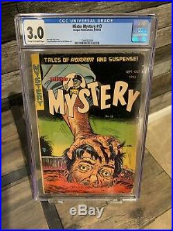 Mister Mystery #13 CBCS 3.0 Cr/Ow Pages Pre Code Horror Golden Age Comics