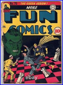 More Fun Comics #76 Cover Detached Complete Golden Age Gd-