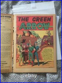 More Fun Comics 82 DC Comics 1942 Golden Age Green Arrow Speedy