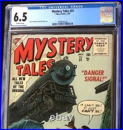 Mystery Tales #31 (Atlas 1955) CGC 6.5 Rare! Golden Age Horror Comic