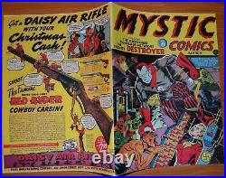 Mystic Comics #8 1942 Series 1 Stan Lee Otto Binder Incomplete Coverless Timely
