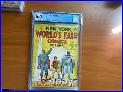 NEW YORK WORLD'S FAIR COMICS #2 (DC 1940) 1st Trio Cover Golden Age CGC 6
