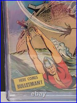 Nickel Comics #1 CGC 2.5 1st App. Of Bulletman & Bulletgirl 1940 Rare Golden Age