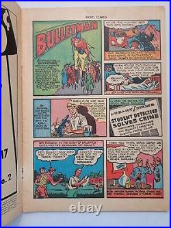 Nickel Comics #1 CGC 2.5 1st App. Of Bulletman & Bulletgirl 1940 Rare Golden Age
