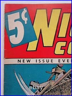 Nickel Comics #1 VG- 1st App. Of Bulletman & Bulletgirl 1940 Rare Golden Age Gem