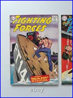 Our Fighting Forces 34, 43, 44 DC Golden Age