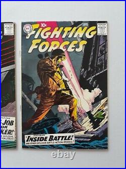 Our Fighting Forces 34, 43, 44 DC Golden Age