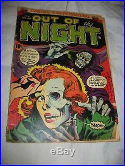 Out of the Night #6 Golden Age Horror 1953 Pre-code comic RARE acg cgc