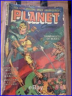PLANET COMICS #72 Golden Age 1953 sci-fi -Original, in a good shape
