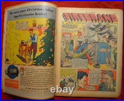 POLICE COMICS #7 Feb 1942 Plastic Man Phantom Lady/Mouthpiece/Firebrand Fair+