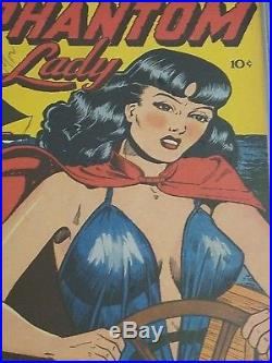 Phantom Lady #14 Fox Features Syndicate 1947 CGC 7.0 Rare Golden Age book