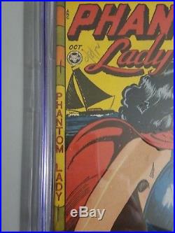 Phantom Lady #14 Fox Features Syndicate 1947 CGC 7.0 Rare Golden Age book