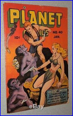 Planet Comics #40 Fiction House 1947 Classic Golden Age Cover