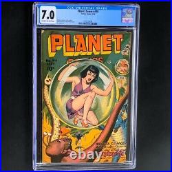 Planet Comics #44 (Fiction House 1946) CGC 7.0 Rare Golden Age Comic