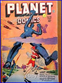 Planet Comics #48 Comic Book May 1947 Fiction House Golden Age