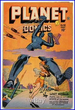 Planet Comics 48 Golden Age Lost World 1947 10c Robot Cover
