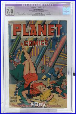 Planet Comics # 53 CGC RESTORED 7.0 1948 Used in SOTI Bondage Cover