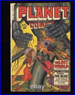 Planet Comics #64 GD/VG 3.0 Classic Robot Cover! Fiction House 1950