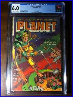 Planet Comics #71 (1953) Golden Age Sci-Fi! Whitman Cover! CGC 6.0