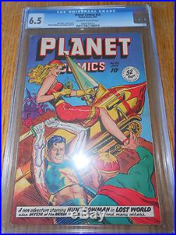 Planet comics 58 CGC 6.5 Fine+ golden age Baker, Whitman, Ingels art book 1949