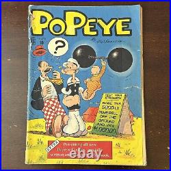 Popeye #1 (1948) Golden Age! Premiere Issue