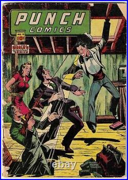 Punch Comics #18 1946 -chesler Bondage Cover