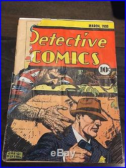 Rare 1938 Golden Age Detective Comics #13 Pre-batman Wow