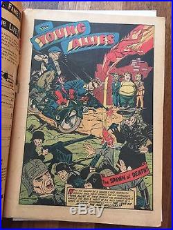 Rare 1943 Timely Golden Age Young Allies #11 Bucky Toro Classic Cvr Human Torch